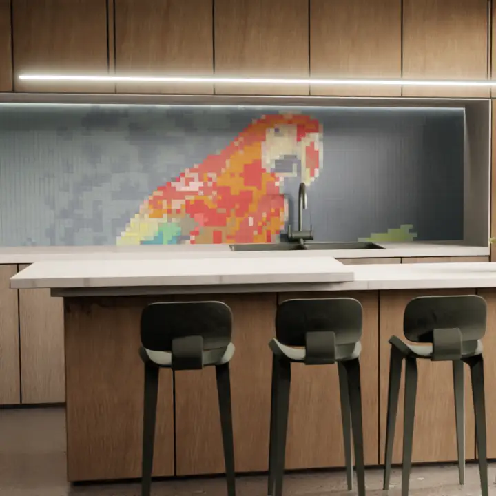 kitchen ara mosaic